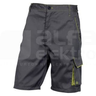 DELTA PLUS - Bermuda PANOSTYLE poliester algodón gris/verde talla L