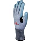 DELTA PLUS - Guante de tejido softnocut® con la palma impregnada de nitrilo con refuerzo talla 09 gris