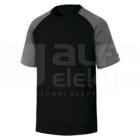 DELTA PLUS - Camiseta 100% algodón talla L negro-gris