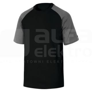 DELTA PLUS - Camiseta 100% algodón talla M negro-gris