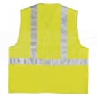 DELTA PLUS - Chaleco malla poliester banda tirante amarillo talla XXL