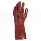 DELTA PLUS - Guante con soporte pvc rojo 36cm talla 10