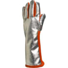 DELTA PLUS - Guante soldador serraje vacuno rojo/aluminizado talla 10