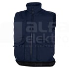 DELTA PLUS - Chaleco multibolsillos de poliéster/algodón talla M azul marino