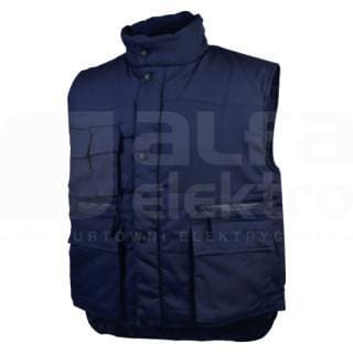 DELTA PLUS - Chaleco con bolsillos poliester algodón azul marino XXL
