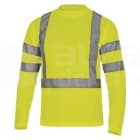 DELTA PLUS - Camiseta HV mangas largas STAR malla piqué amarillo fluo 3XL