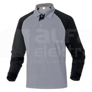 DELTA PLUS - Polo 100% algodón talla XL gris-negro