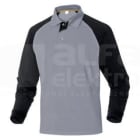 DELTA PLUS - Polo 100% algodón talla XL gris-negro