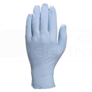 DELTA PLUS - Guante nitrilo empolvado azul AQL 1,5 talla 8,5 (100u)
