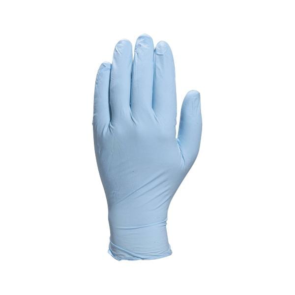 DELTA PLUS - Guante nitrilo empolvado azul AQL 1,5 talla 9,5 (100u)