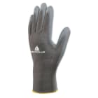 DELTA PLUS - Guante punto poliamida palma poliuretano gris talla 6