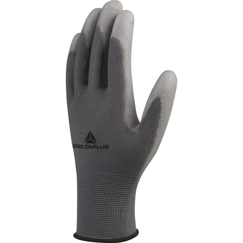 DELTA PLUS - VE702GR GUANTE RECUBIERTO POLIURETANO TRABAJO EN SECO T/8