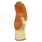 DELTA PLUS - Guante VE730OR algodón poliester de latex amarillo naranja talla 9