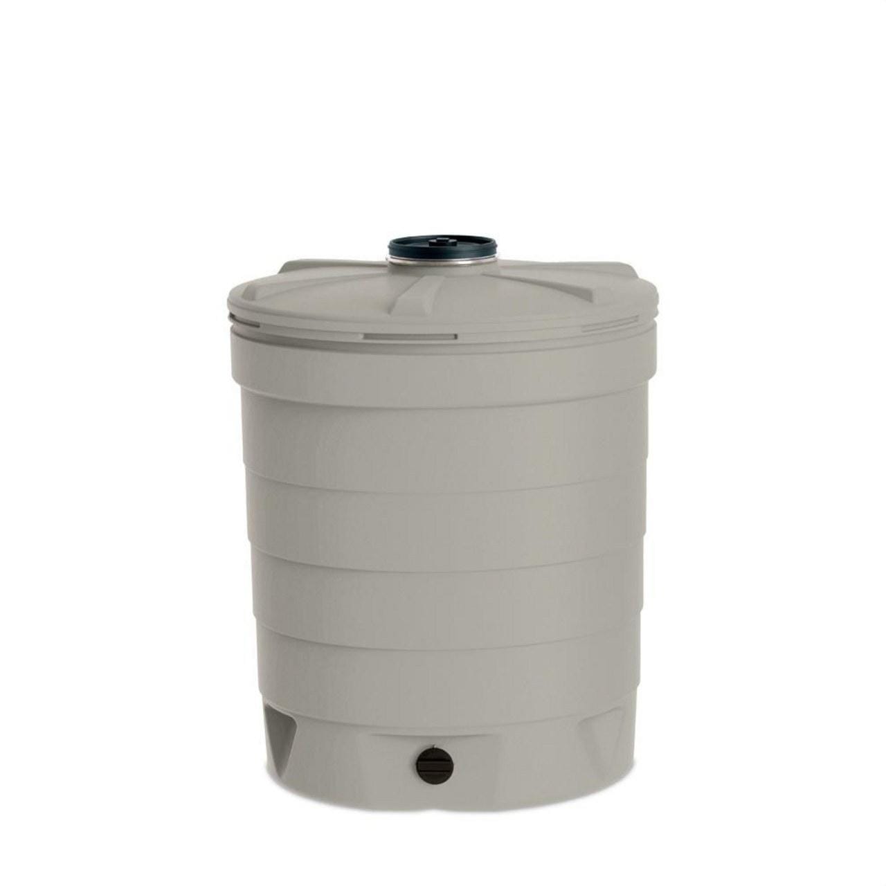 SCHUTZ - Depósito AQUATONNE en gris de 1000l multiuso con diámetro 963-1090 1396mm