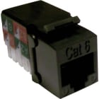EXCEL - EXCEL CAT6 UTP KEYSTONE JACK 90DEG-BLACK