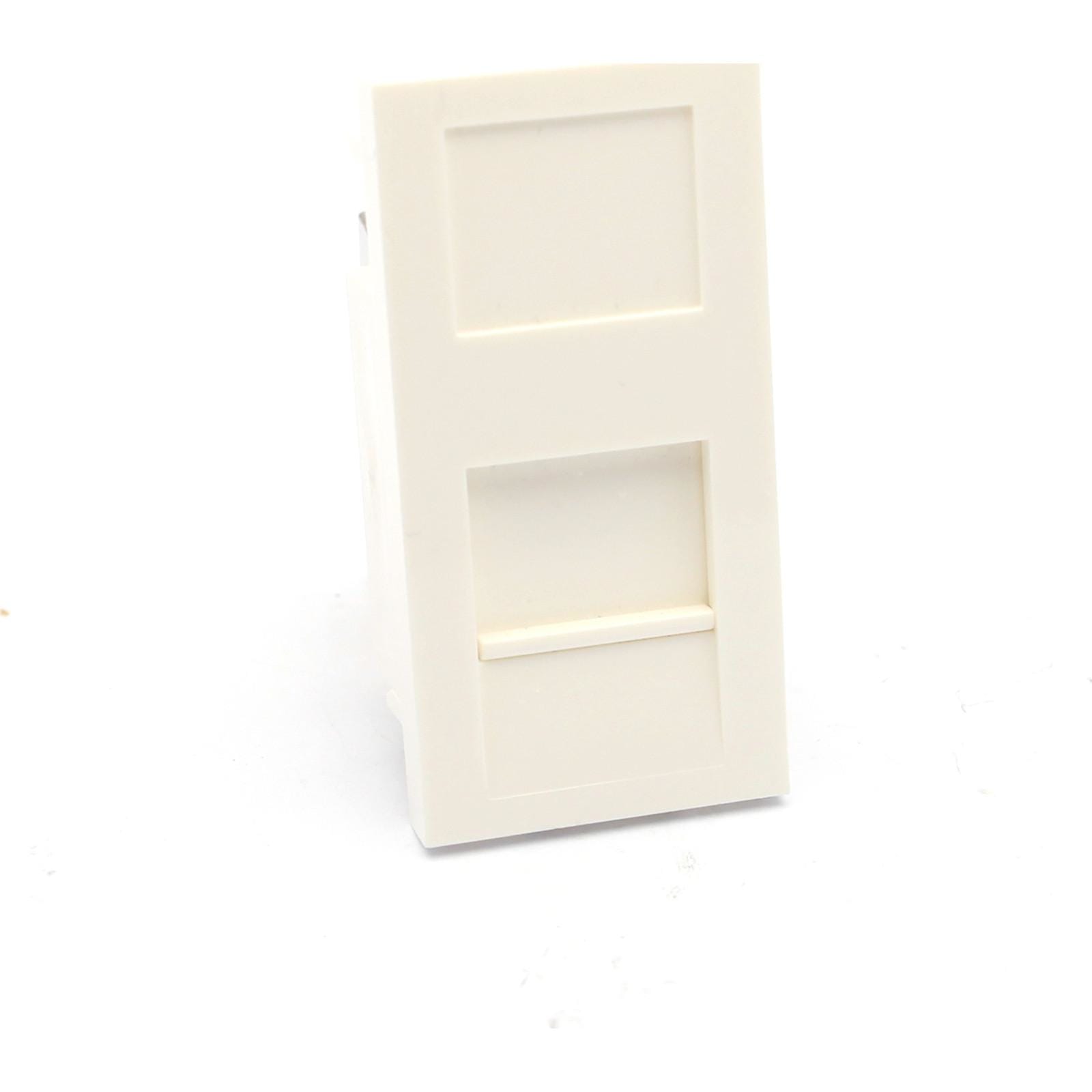 EXCEL - ADAPTADOR KEYSTONE 50X25MM PLANO BLANCO
