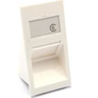 EXCEL - ADAPTADOR KEYSTONE 50X25MM INCLINADO BLANCO
