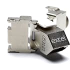 EXCEL - EXCEL CAT6A FTP ANGLED KEYSTONE TOOLLESS JACK