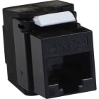 EXCEL - TOMA KEYSTONE CAT.6 UTP TOOL-LESS NEGRO