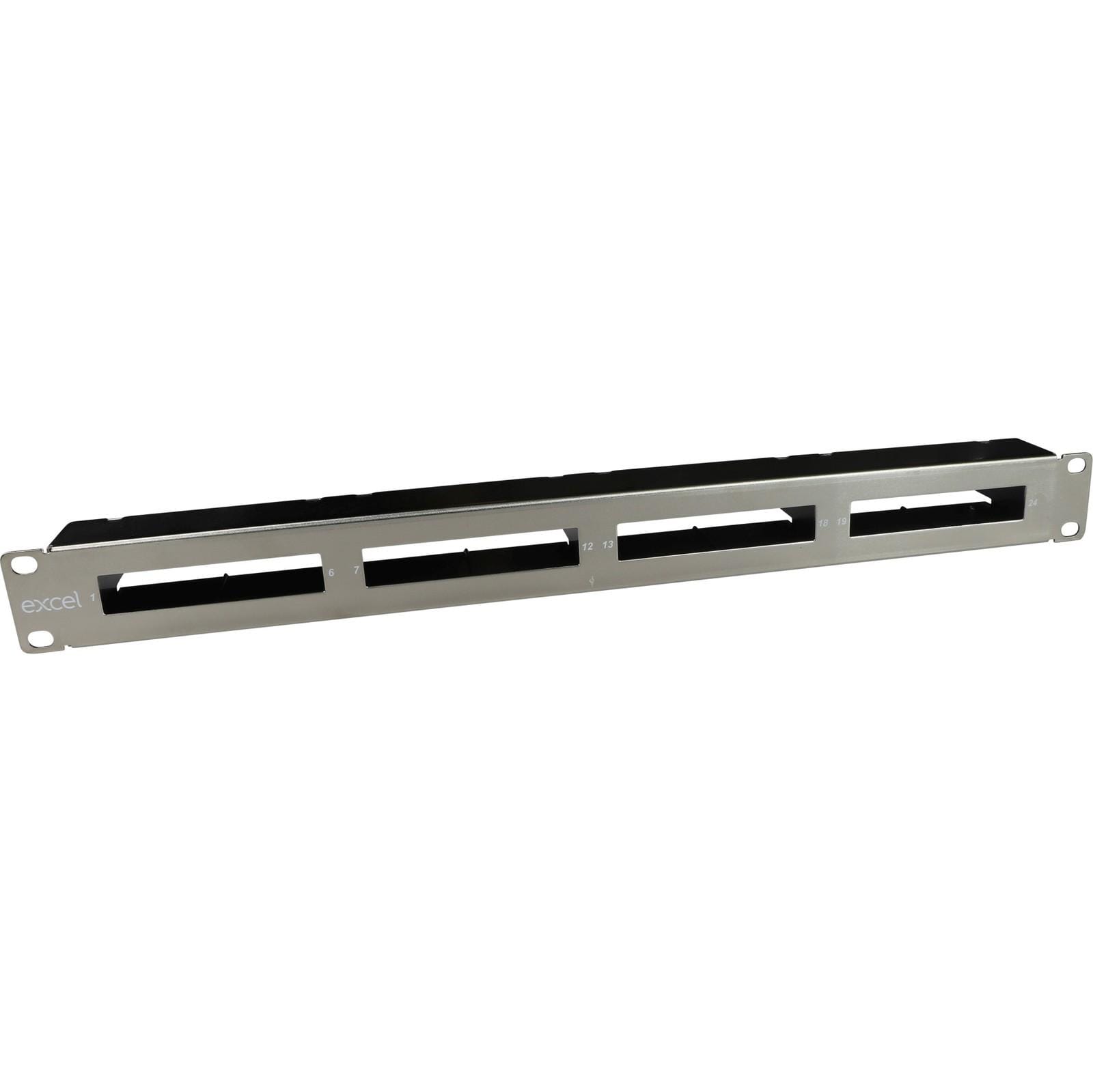 EXCEL - PANEL VACÍO 1U CON 4 SLOTS PARA MÓDULOS