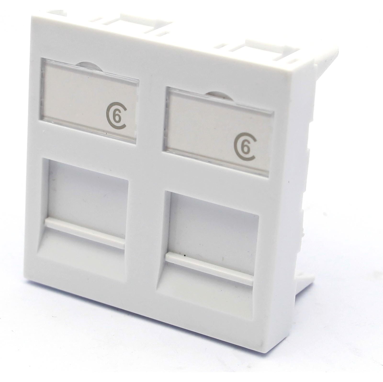 EXCEL - FLAT 45X45MM SHUTTER 2-PORT