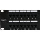 EXCEL - PANEL COMPLETO 48 PUERTOS CAT.6 UTP IDC - 2UA