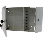 EXCEL - 6-PORT LC QUAD 24C MM 2DOOR LOCKABLE BOX-LOADED
