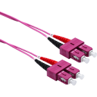 EXCEL - LATIGUILLO FO OM4 2XSC-2XSC 50/125 LS0H VIOLETA 3 M