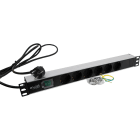 EXCEL - PDU CON 6 SCHUKO 16AMP CON INTERRUPTOR Y INDICADOR LED