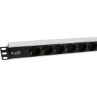 EXCEL - PDU CON 12 SCHUKO 16AMP SIN INTERRUPTOR CON INDICADOR LED