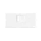 SIMON - Tapa V&D plana CG SIMON 100 para 1 ventana RJ45 blanco mate