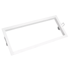 NORMALUX - Caja empotrable EXTRAPLANA metal blanco