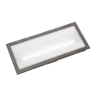 NORMALUX - Luminaria emergencia techo VOLUTTA LED 1h 95lm permanente 345x153x40mm aluminio