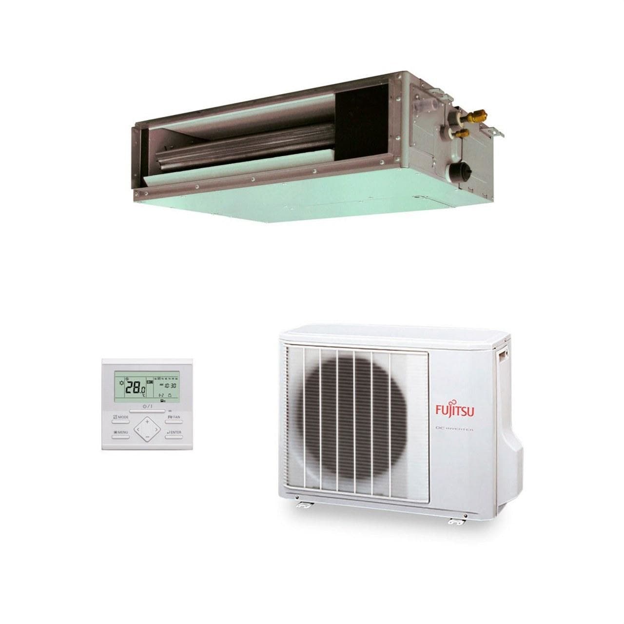 FUJITSU - Conjunto ARYG12LSLAP + AOYG12LALL 1x1 ACY35UIA-LA split conducto inverter