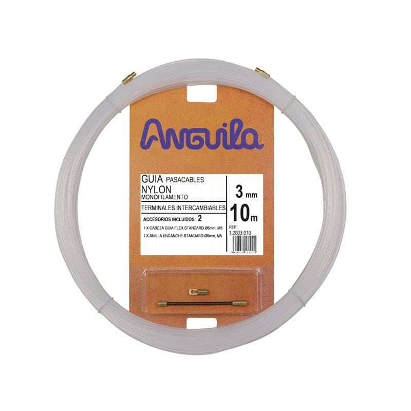 ANGUILA - Pasacables Int. Nylon 3mm Natural 10m