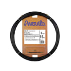 ANGUILA - Pasacables Int. Nylon 3mm Negro 15m