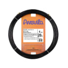ANGUILA - Pasacables Int. Nylon 4mm Negro 20m