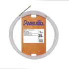 ANGUILA - Pasacables Fijo Flex. Nylon 3mm Natural 25m