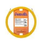 ANGUILA - Pasacables Int. Fibra Autoen. 3,5mm 10m