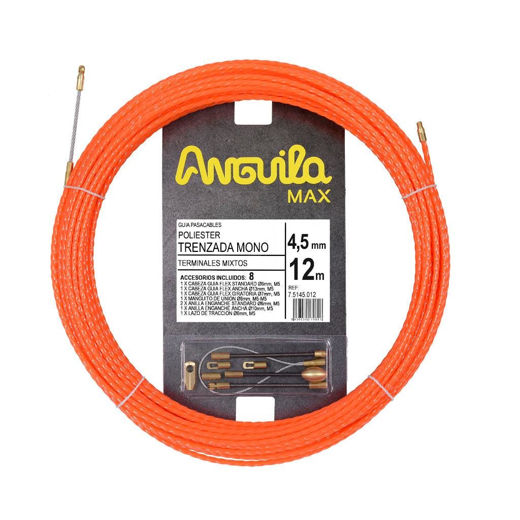 ANGUILA - Anguila Max Poliester Trenzada Mono Ø4,5mm,  12m