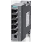 SIEMENS - Interruptor de nivel de entrada no gestionado con 5 x 10/100Mbit/s puertos RJ45, LEDs de diagnóstico, IP30