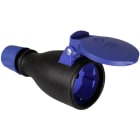 SOLERA - Base móvil bipolar con T/T lateral de 16A 250V con prensaestopas