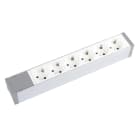 LEGRAND - Bloque de alimentación equipado con 6 bases Schuko 2P+T para cablear