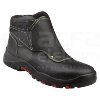 DELTA PLUS - Botas con solapa de piel crupón grabada S3 HRO HI SRC talla 38 negro