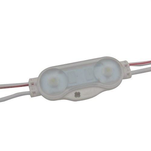 BLUELED - Módulo con óptica 2 led 0,72W 65K adhesivo IP67