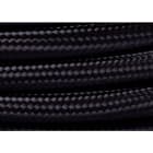 BLUELED - CABLE DECORATIVO TELA 2X0,75 NEGRO