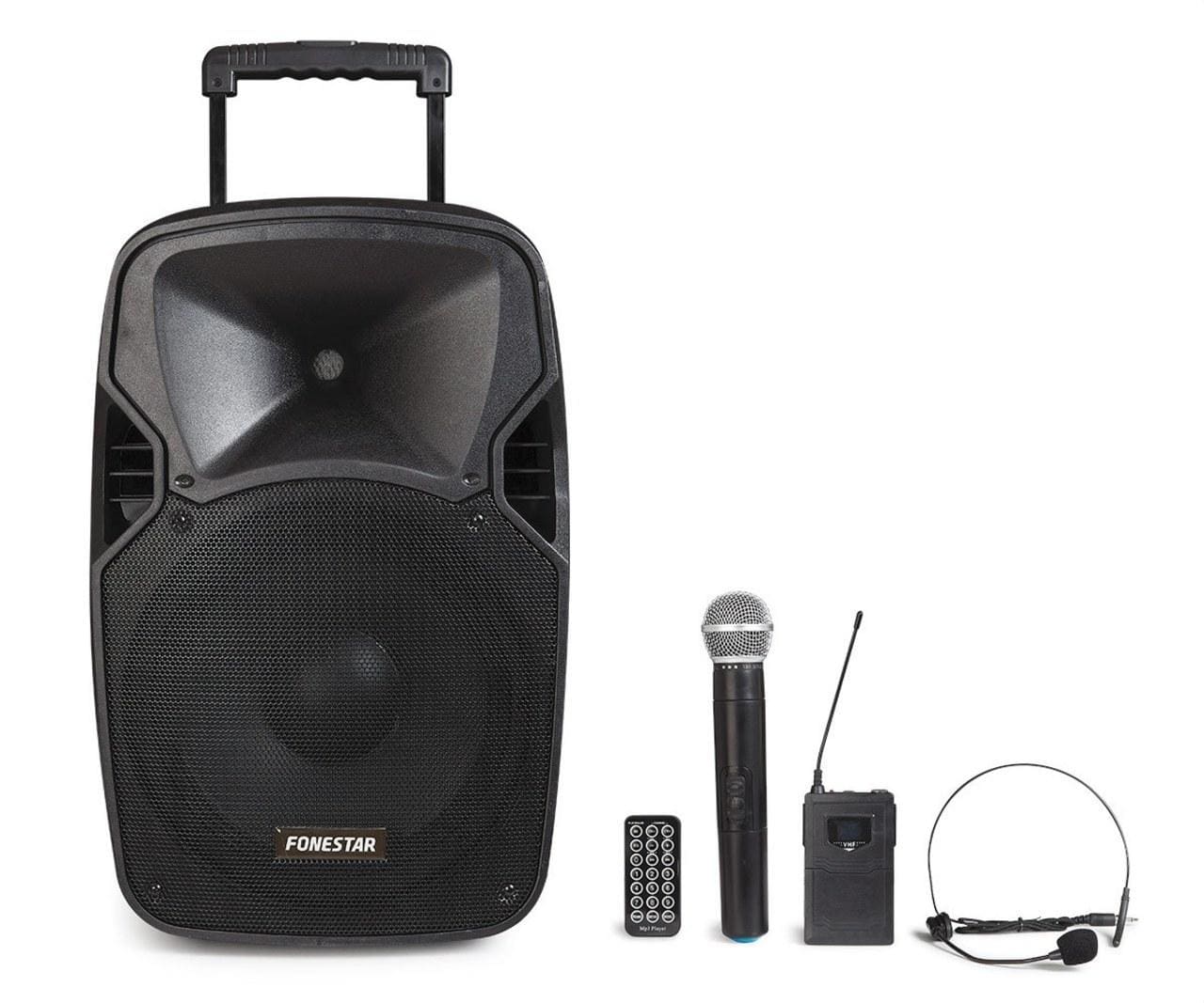 FONESTAR - Amplificador portátil Malibu-212l Woofer 12"