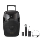 FONESTAR - Amplificador portátil Malibu-212l Woofer 12"