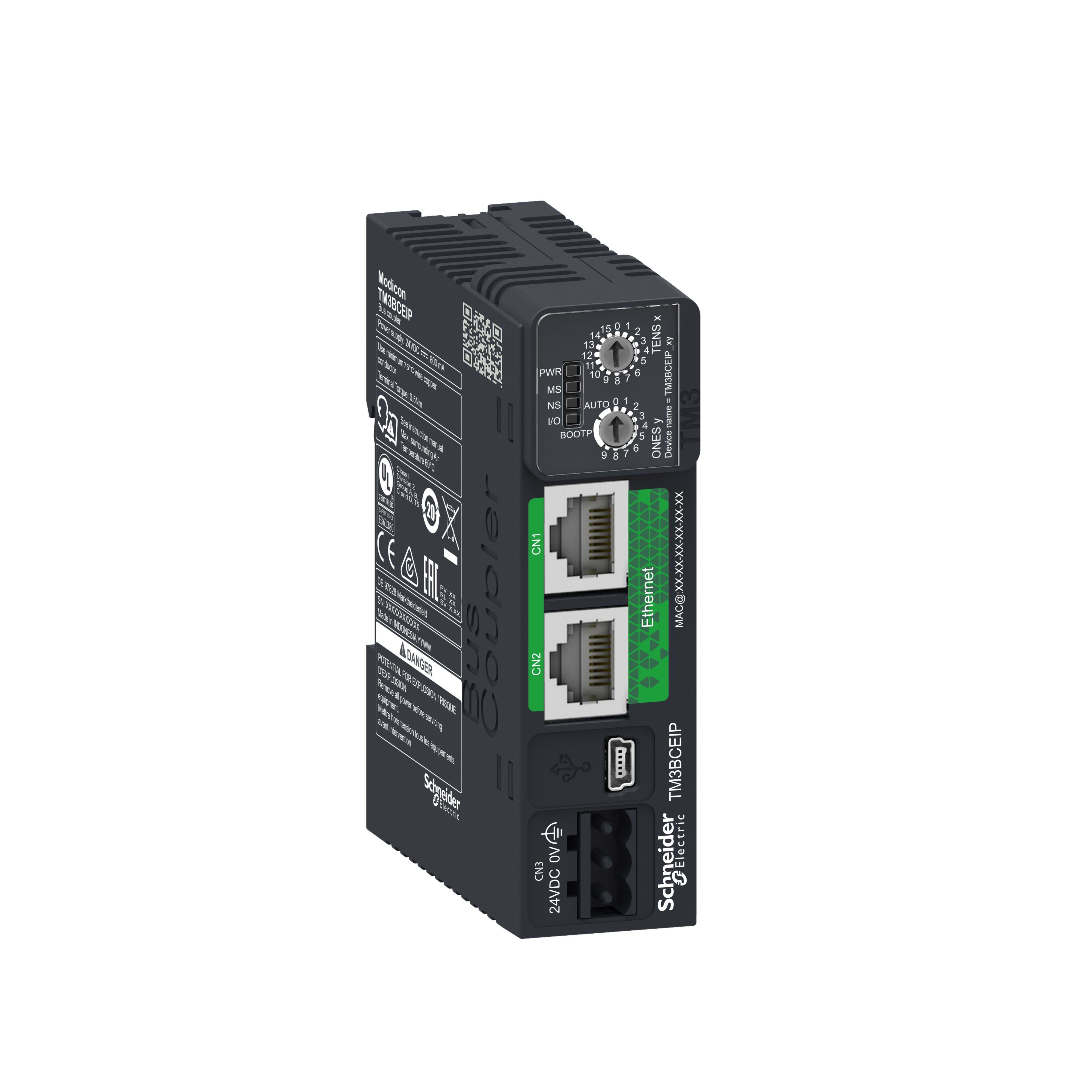 Schneider Electric - Cabecera comunicación TM3 ETHERNET