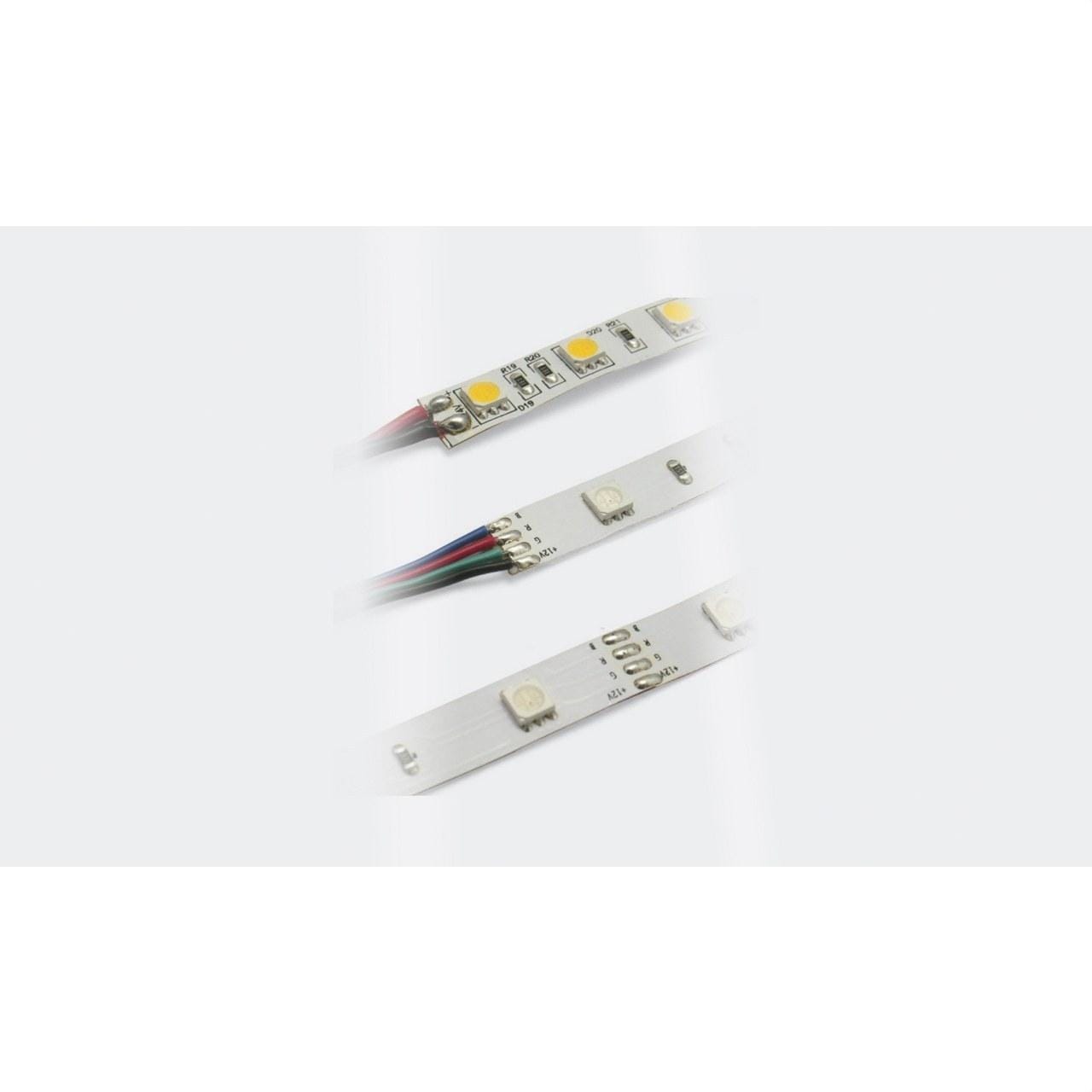 ILUTREK - Soldadura empalme con manguera blanca 2x0,75 diámetro (0,20m)